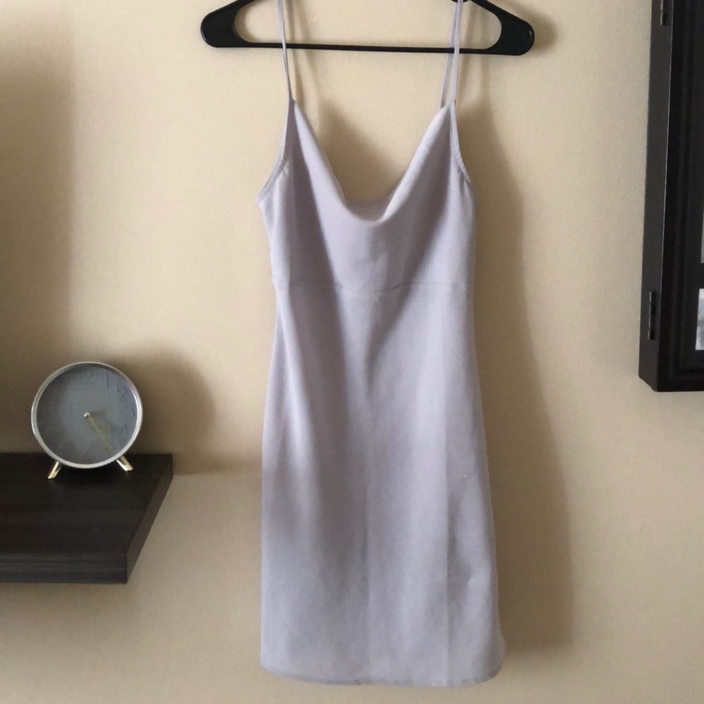 Gray forever 21 spaghetti strap dress